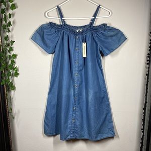 Denim Off Shoulder Dress